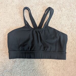 Janji Black Pace Sports Bra, Small